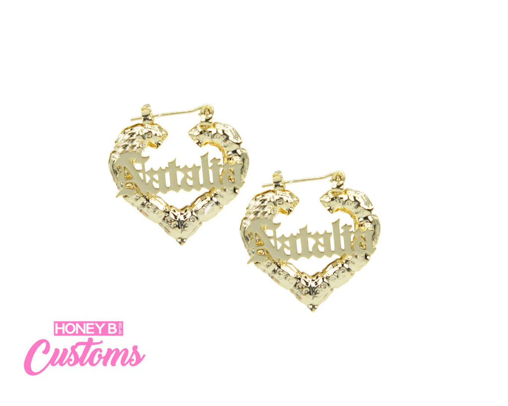 Custom Lil Corazoncito Hoops