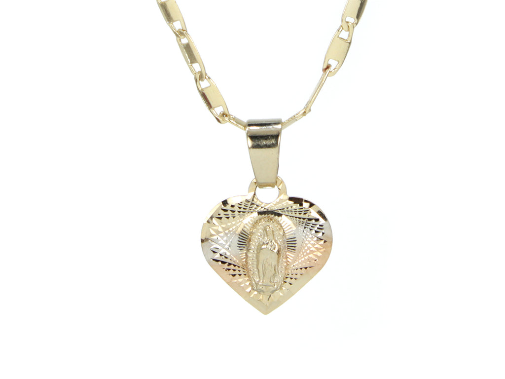 Diamond Cut Virgencita Necklace