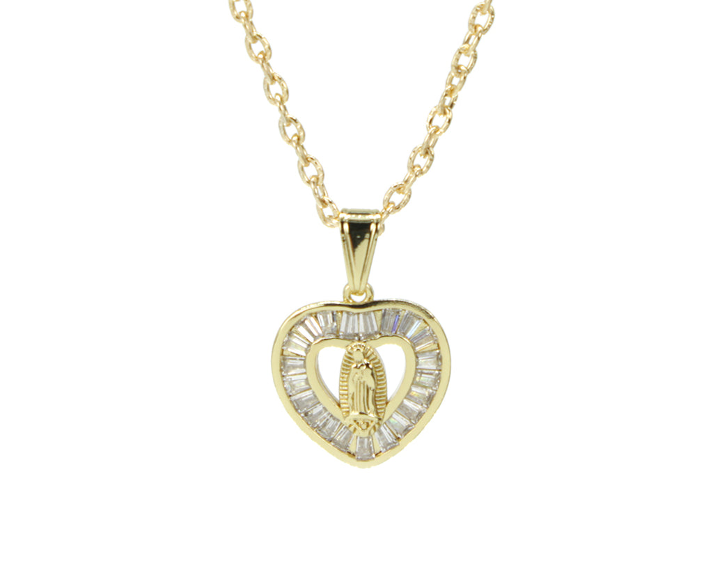 Ice Queen Virgencita Necklace
