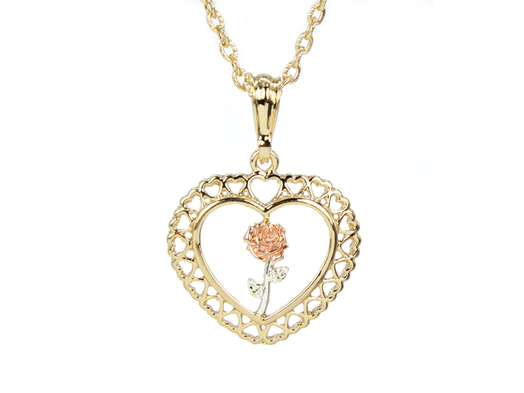 Blooming Heart Necklace